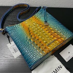 Brahmin Katie BERMUDA OMBRÉ MELBOURNE Genuine Leather GORGEOUS Coloring NWT